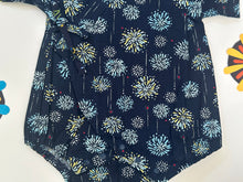 Load image into Gallery viewer, Baby Boy&#39;s 6-12M Cotton Blue Jinbei style Romper Made in Japan　