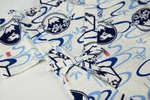 Load image into Gallery viewer, Baby Boy’s Cotton White Fujisan Jinbei Romper