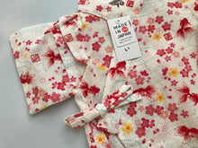 Load image into Gallery viewer, Baby Girl’s Cotton Komari white 2-piece Jinbei